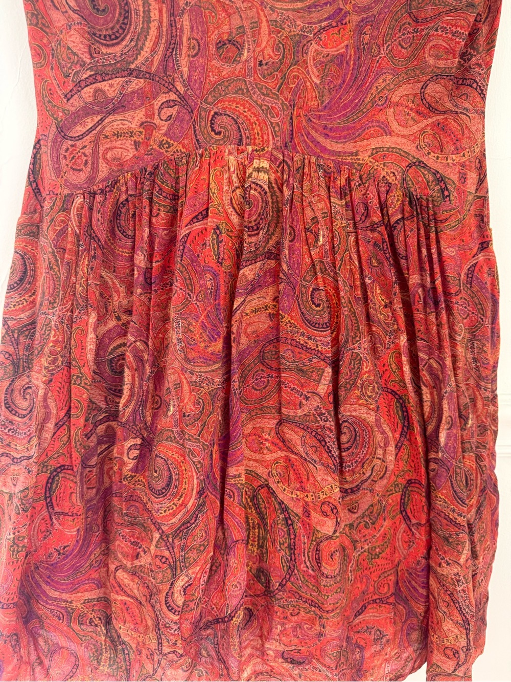 Peruvian Connection Paisley Boho Babydoll Dress - Picture 6 of 16